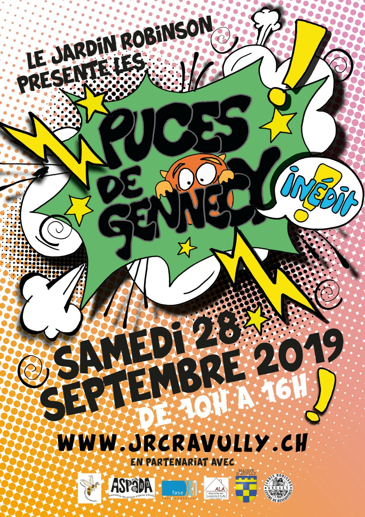 affiches puces de Gennecy samedi 28 septembre 10h-16h